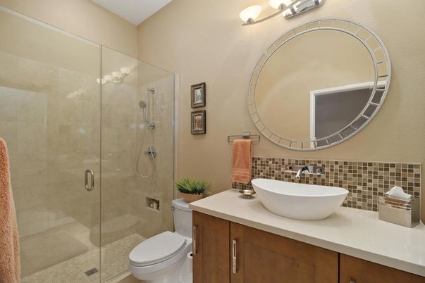 Bathroom, Glass Shower, Interior
