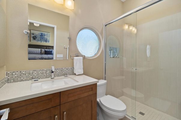 Bathroom, Glass Shower, Interior