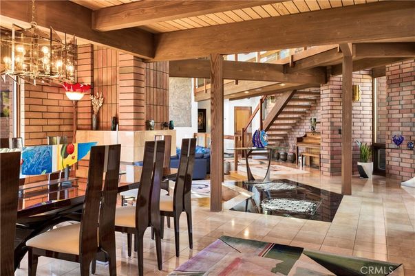Chandelier, Dining room, Interior, Stone Walls, Wooden Beams, Wooden Ceilings