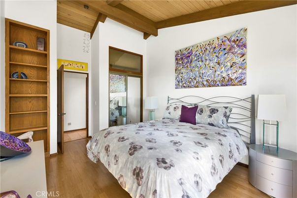 Bedroom, Interior, Wooden Beams, Wooden Ceilings, Wood Texture Flooring