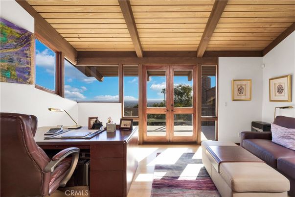 Home Office, Interior, Wooden Beams, Wooden Ceilings, Wood Texture Flooring