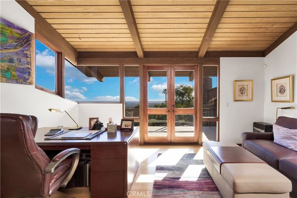 Home Office, Interior, Wooden Beams, Wooden Ceilings, Wood Texture Flooring