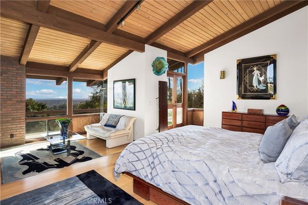 Bedroom, Interior, Wooden Beams, Wooden Ceilings, Wood Texture Flooring
