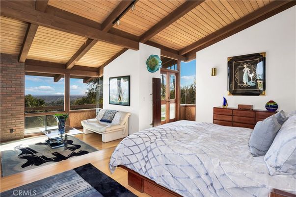 Bedroom, Interior, Wooden Beams, Wooden Ceilings, Wood Texture Flooring