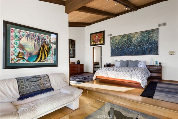 Bedroom, Interior, Wooden Beams, Wooden Ceilings, Wood Texture Flooring