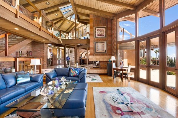 Dining room, Fireplace, Interior, Living room, Stone Walls, Wooden Beams, Wooden Ceilings, Wood Texture Flooring