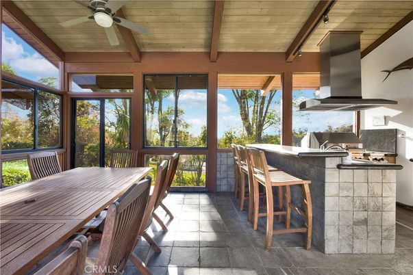 Dining room, Interior, Sun Room, Wooden Ceilings