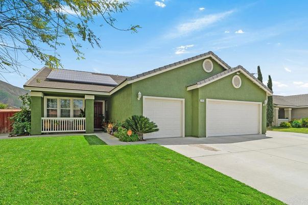 Attached, Backyard, Exterior, Facade, Solar Panels, Ranch