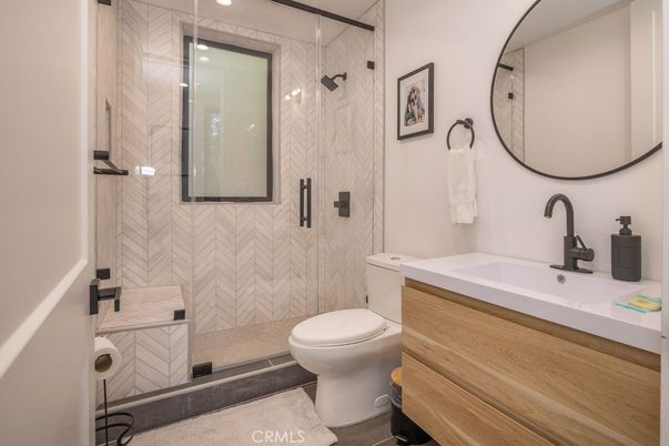 Bathroom, Glass Shower, Interior