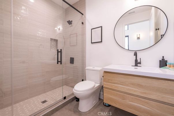 Bathroom, Glass Shower, Interior