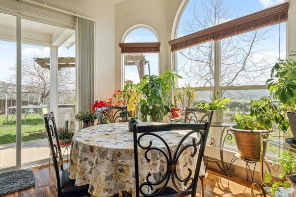 Dining room, Interior, Wood Texture Flooring