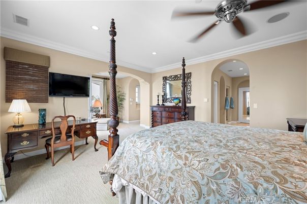 Bedroom, Home Office, Interior, Recessed Lighting