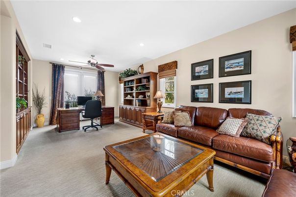 Home Office, Interior, Living room, Recessed Lighting