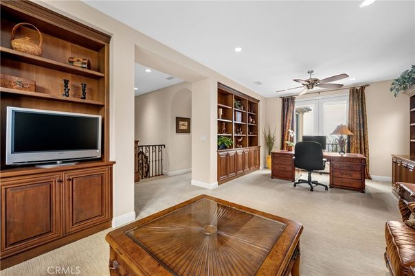 Home Office, Interior, Recessed Lighting