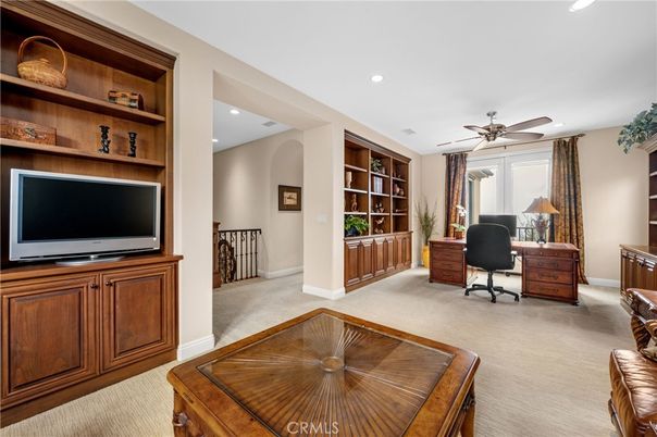 Home Office, Interior, Recessed Lighting