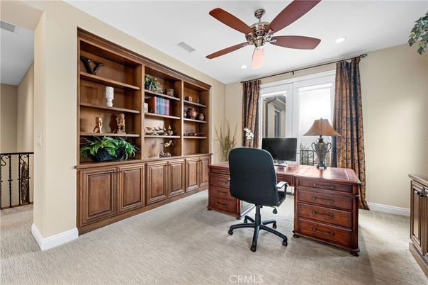 Home Office, Interior, Recessed Lighting