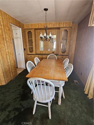 Chandelier, Dining room, Interior, Wooden Walls