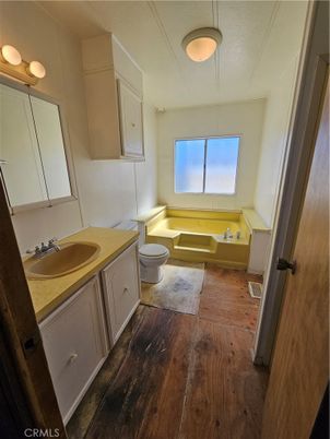 Bathroom, Dual Sink Vanities, Interior, Wood Texture Flooring