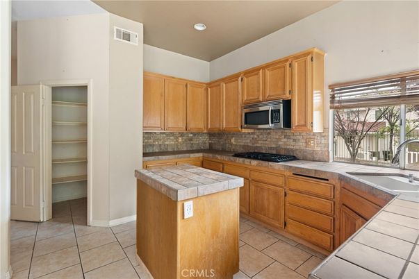 Interior, Kitchen, Recessed Lighting, Tile Countertops