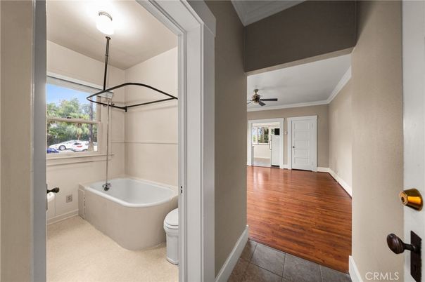 Bathroom, Interior, Wood Texture Flooring