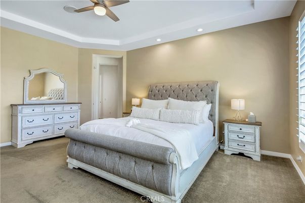 Bedroom, Interior, Recessed Lighting