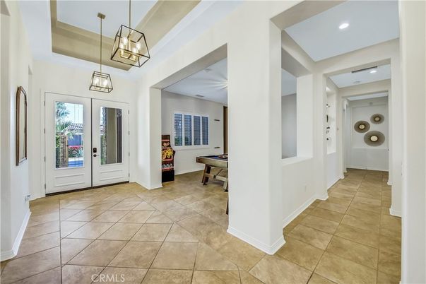 Billiard Table, Game Room, Interior, Pendant Lights, Recessed Lighting