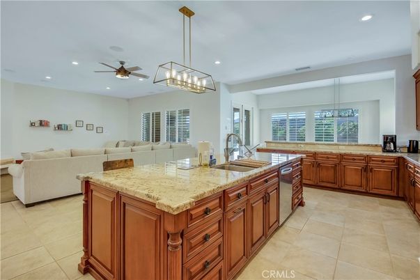 Interior, Kitchen, Living room, Pendant Lights, Recessed Lighting