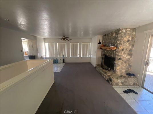 Fireplace, Interior, Living room, Stone Walls
