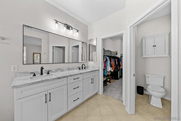Bathroom, Dual Sink Vanities, Interior, Walk-in Closets