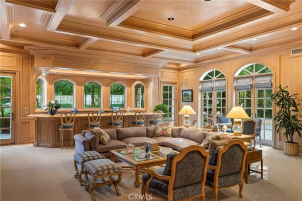 Interior, Living room, Recessed Lighting