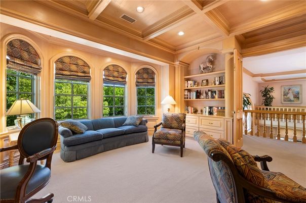 Interior, Living room, Recessed Lighting, Wooden Beams, Wooden Ceilings