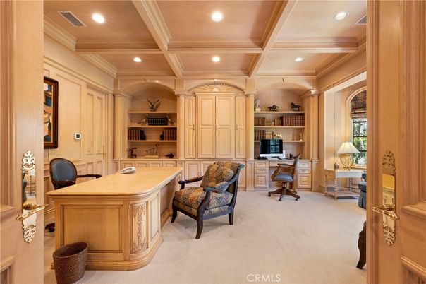 Home Office, Interior, Recessed Lighting