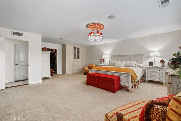 Bedroom, Chandelier, Interior