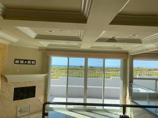 Fireplace, Interior, Recessed Lighting, Wood Texture Flooring