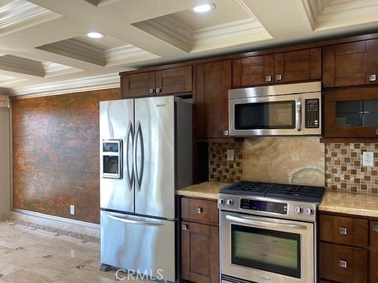 Interior, Kitchen, Recessed Lighting, Stainless Steel Appliances