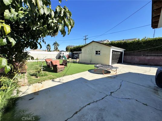 Backyard, Detached Garage, Exterior