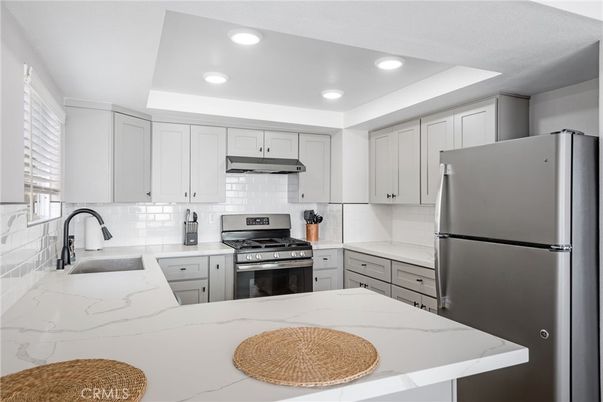 Interior, Kitchen, Recessed Lighting, Stainless Steel Appliances