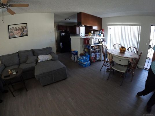 Dining room, Interior, Kitchen, Living room, Wood Texture Flooring