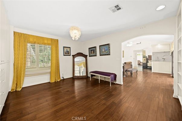 Chandelier, Interior, Recessed Lighting, Wood Texture Flooring