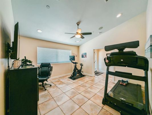 Fitness Equipment, Interior, Recessed Lighting