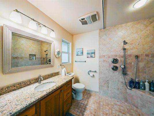 Bathroom, Glass Shower, Interior