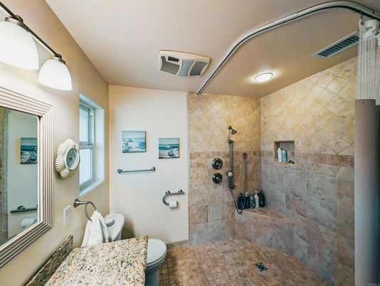 Bathroom, Glass Shower, Interior