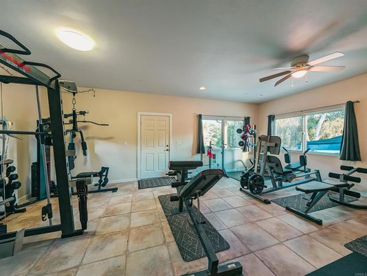 Fitness Equipment, Interior, Recessed Lighting