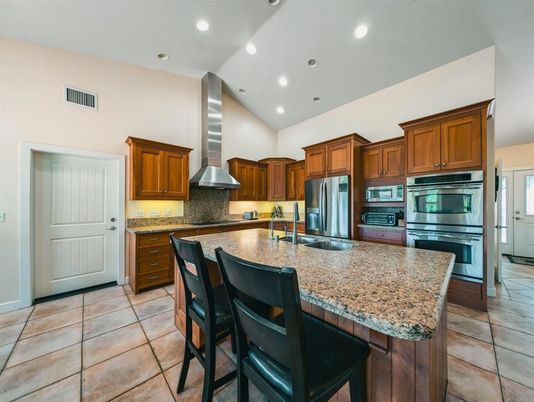 Interior, Kitchen, Recessed Lighting, Stainless Steel Appliances