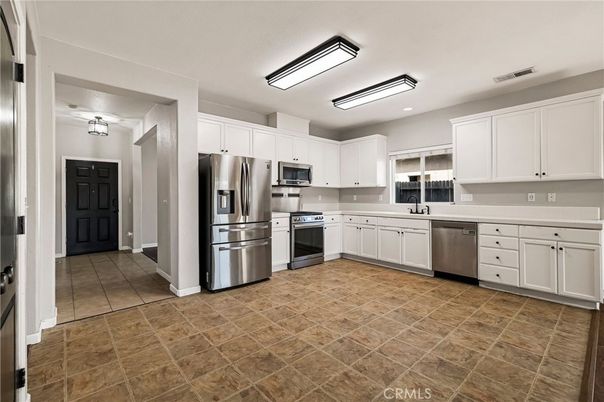 Interior, Kitchen, Recessed Lighting, Stainless Steel Appliances