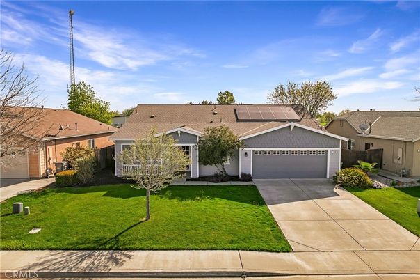 Attached, Exterior, Facade, Solar Panels, Ranch