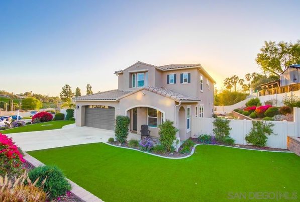 Attached, Backyard, Exterior, Facade, Mediterranean