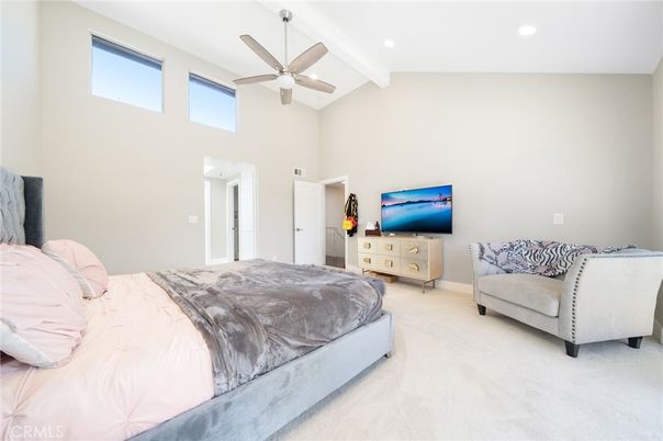 Bedroom, Interior, Recessed Lighting