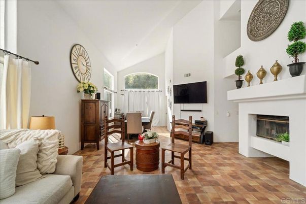 Dining room, Fireplace, Interior, Living room