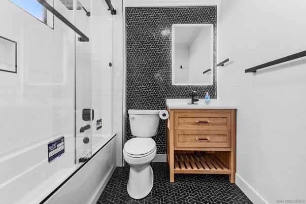 Bathroom, Glass Shower, Interior